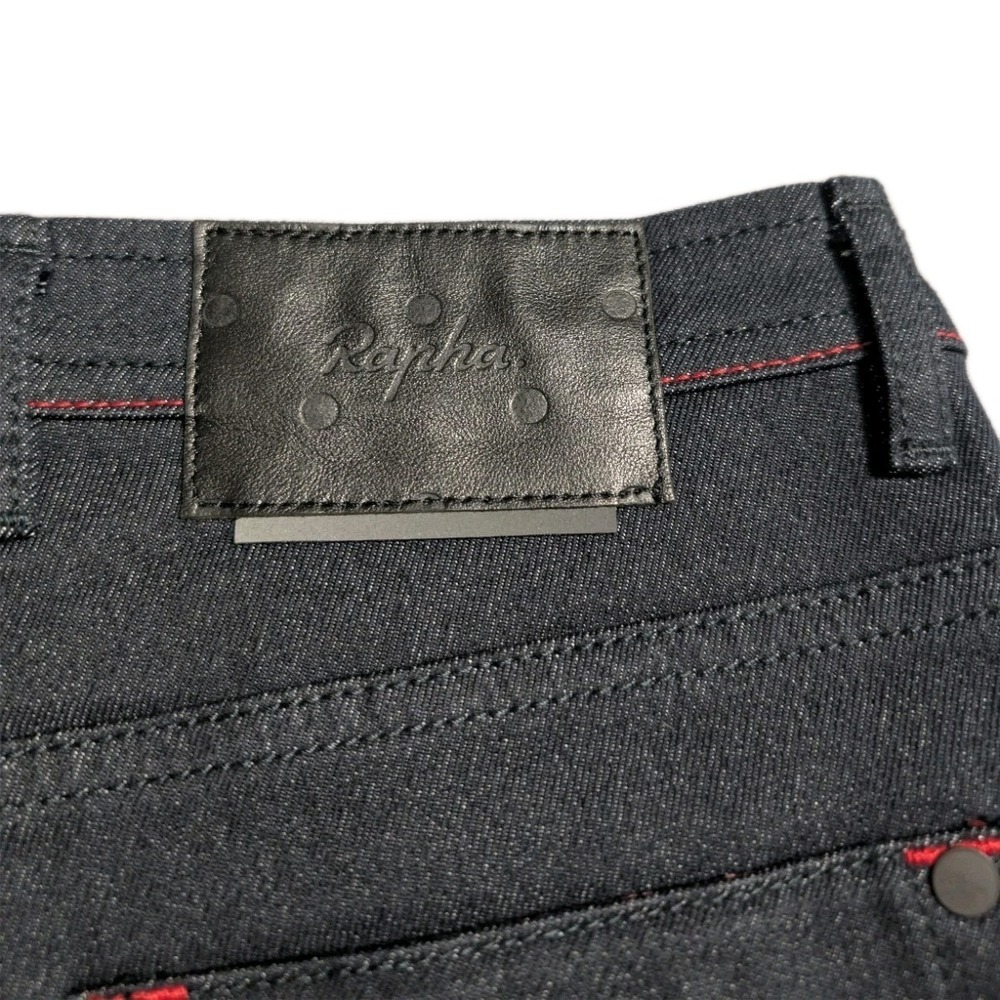 Rapha Womens Cycling Jeans W28 L29 Dark Wash Stretch‎ Reflective Commuter - Picture 8 of 10